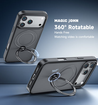 iPhone 17 360° Magnetic Stand Case